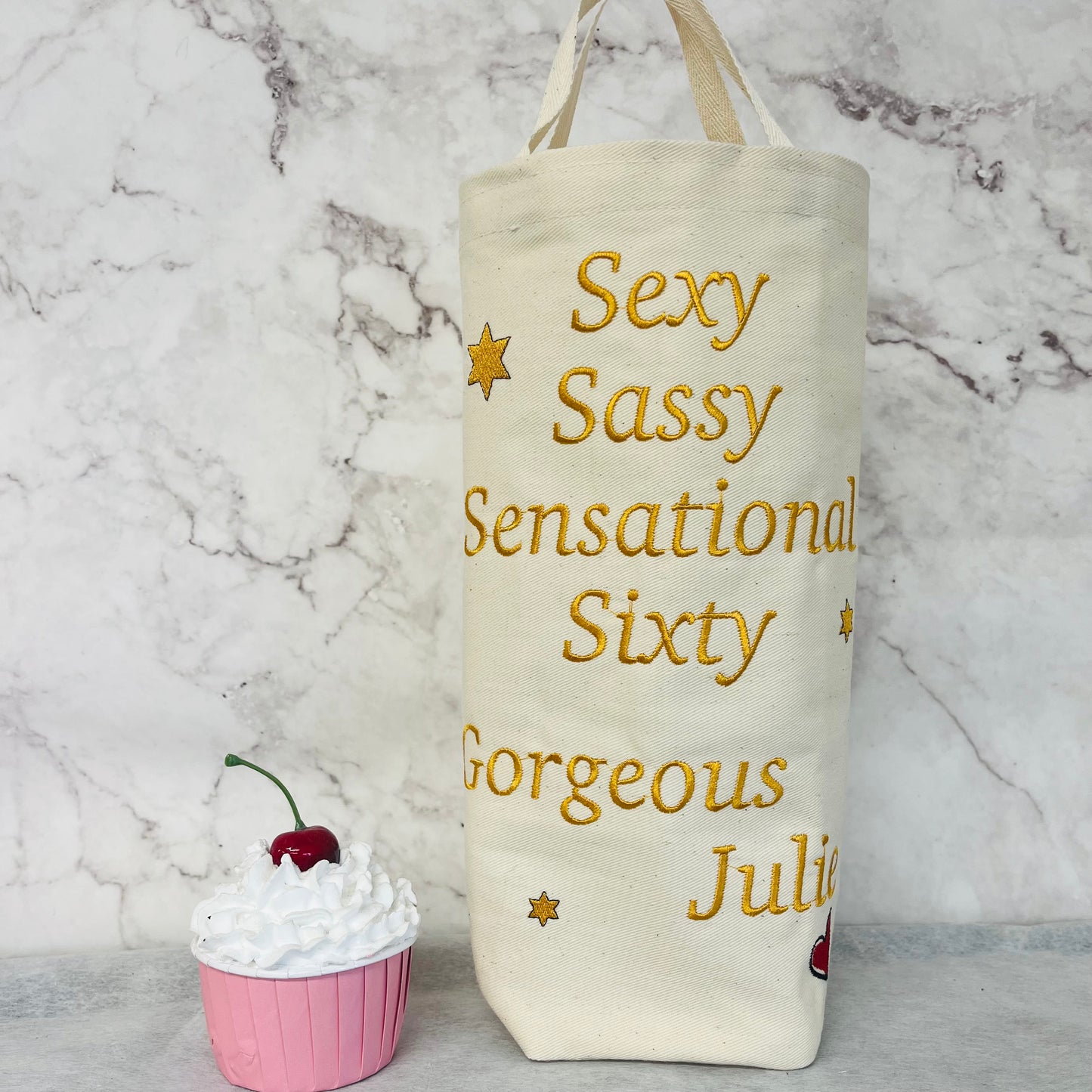Personalised wine bag