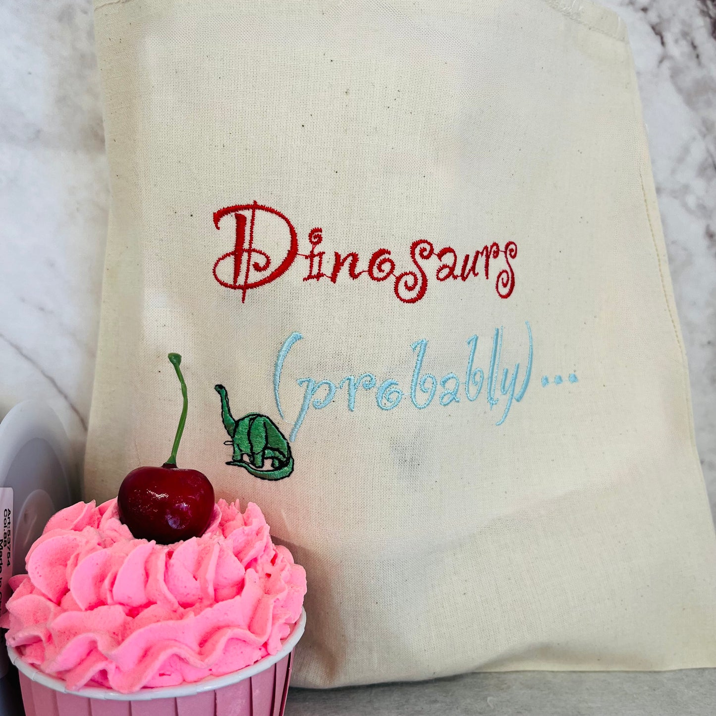Dinosaur toy tidy bag