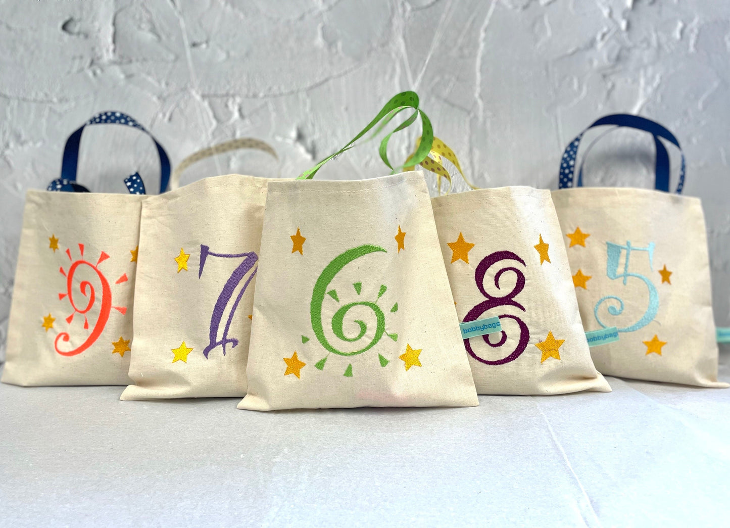 Personalised mermaid party bags