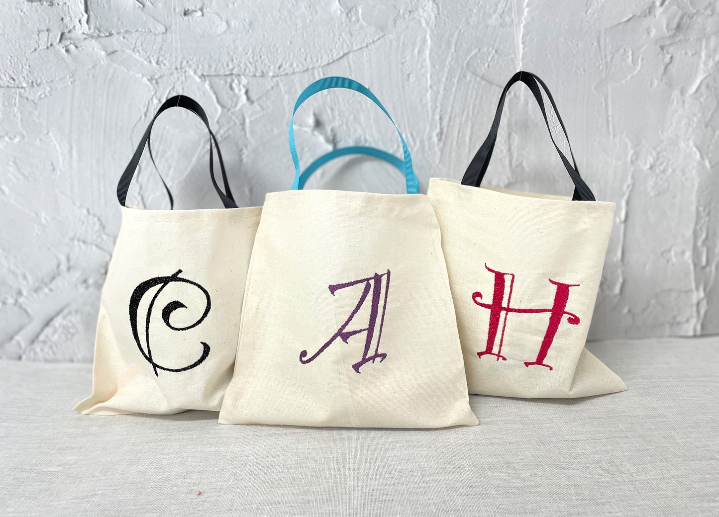Monogrammed Party Bags