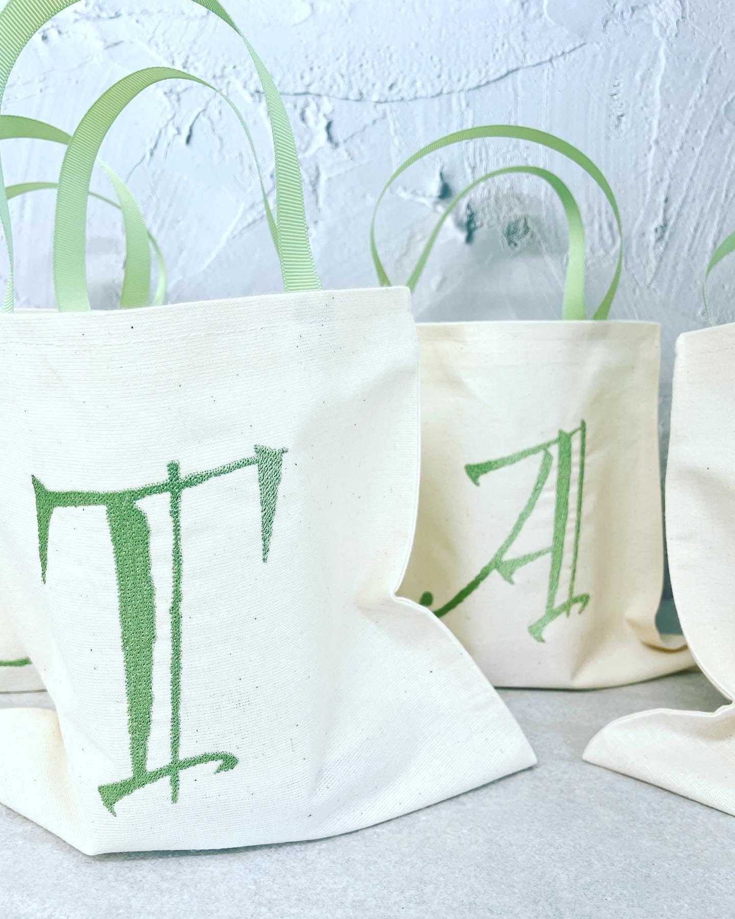 Monogrammed Party Bags