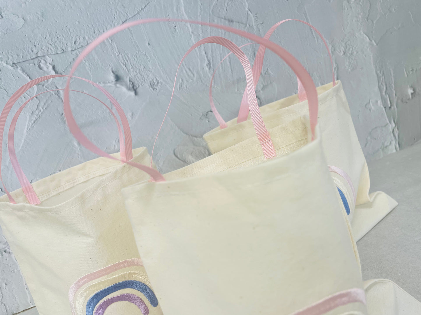 Pink Rainbow Favour Bags