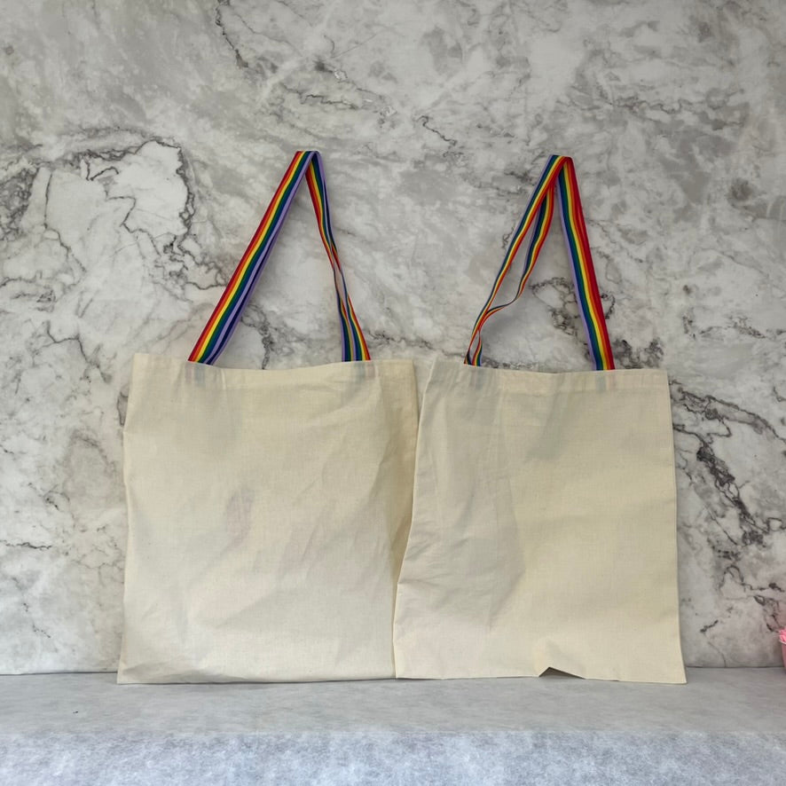 cotton rainbow party bags