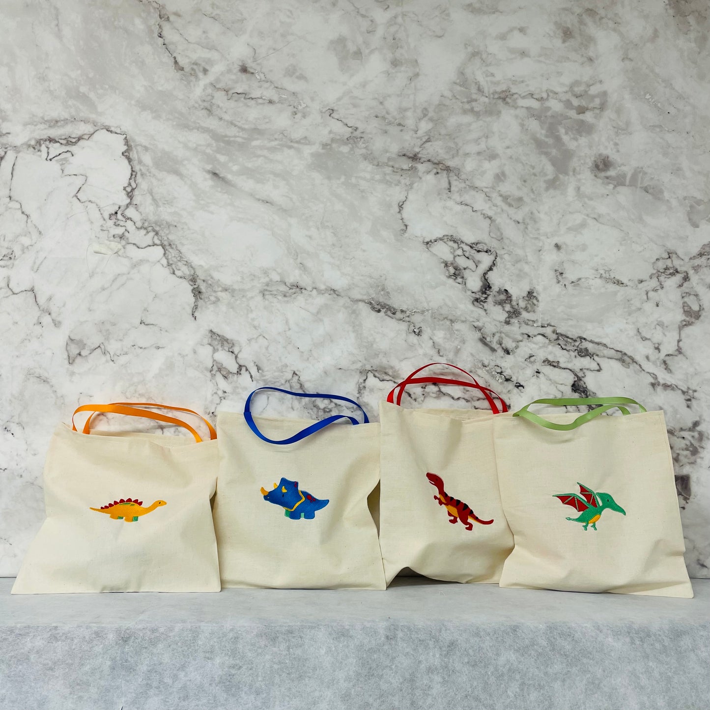 Dinosaur cotton party bags