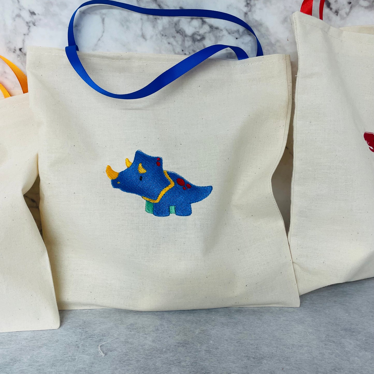 Dinosaur cotton party bags