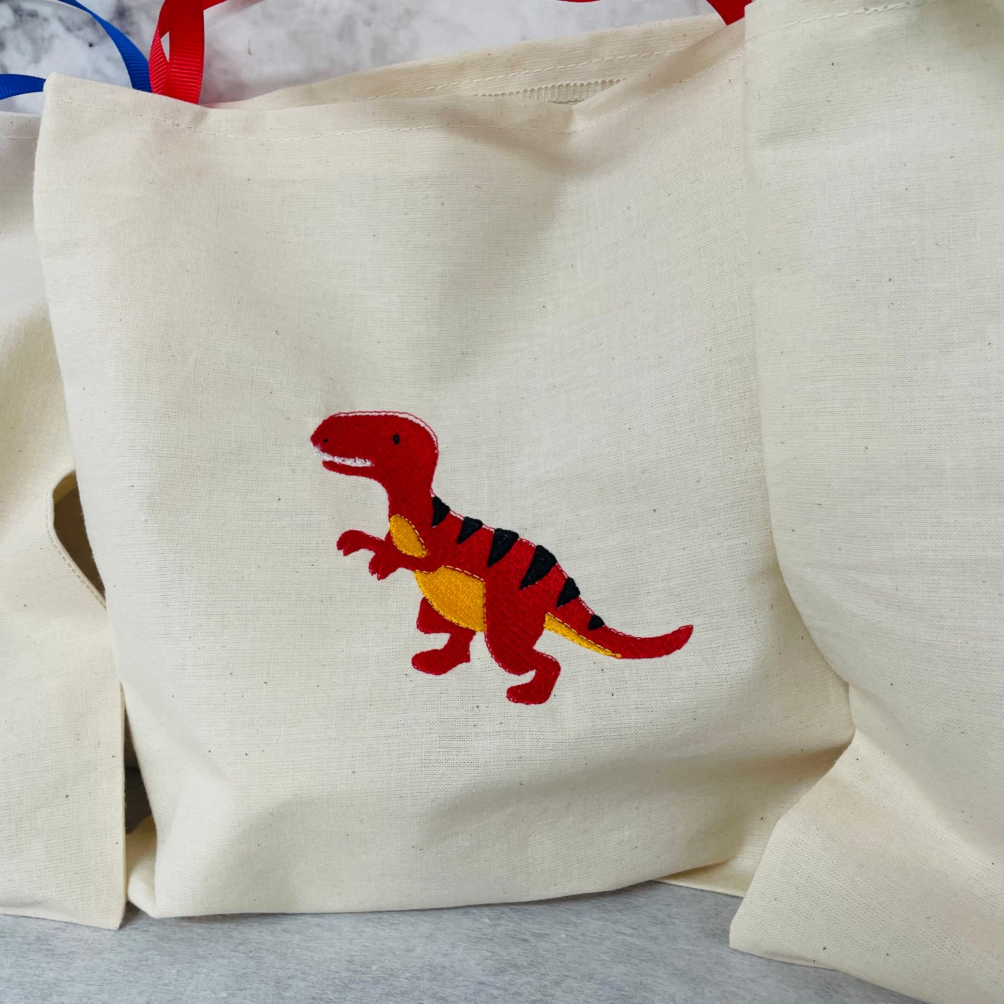 Dinosaur cotton party bags