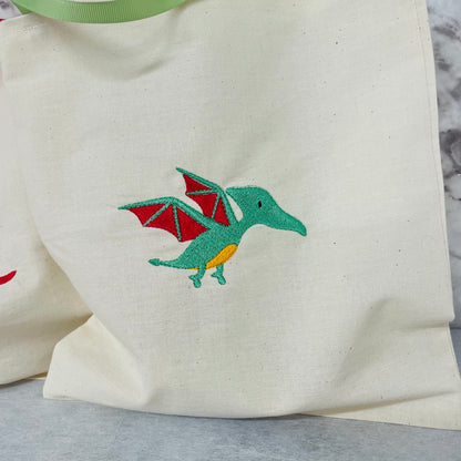 Dinosaur cotton party bags