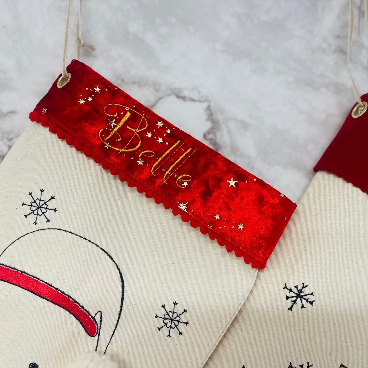 Personalised T-Rex Christmas Stocking