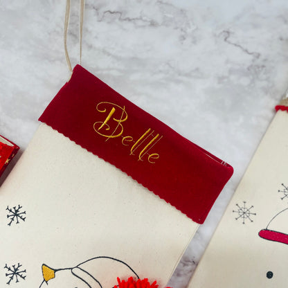 Personalised Polar Bear Christmas Stocking