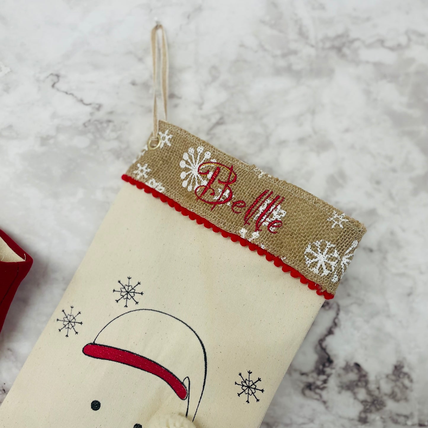 Personalised Polar Bear Christmas Stocking