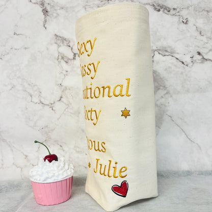 Personalised wine bag