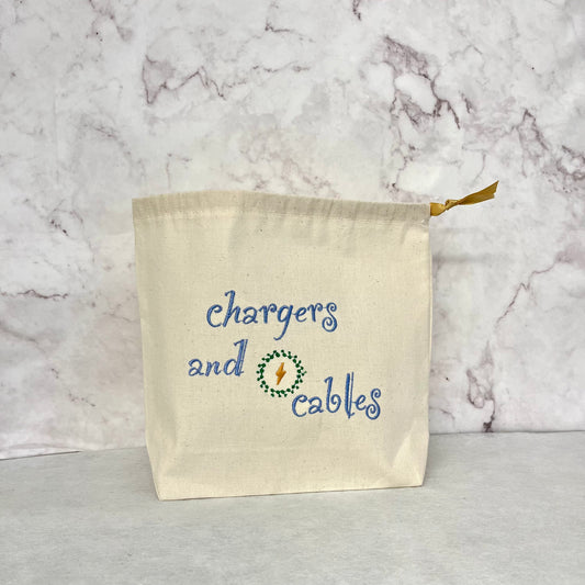 chargers and cables organiser bag.