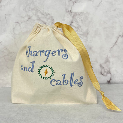 chargers and cables organiser bag.