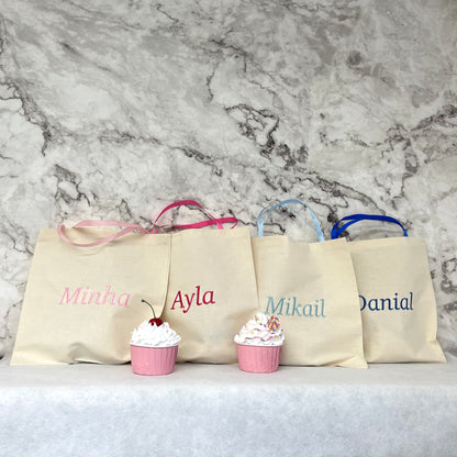 personalised cotton bag