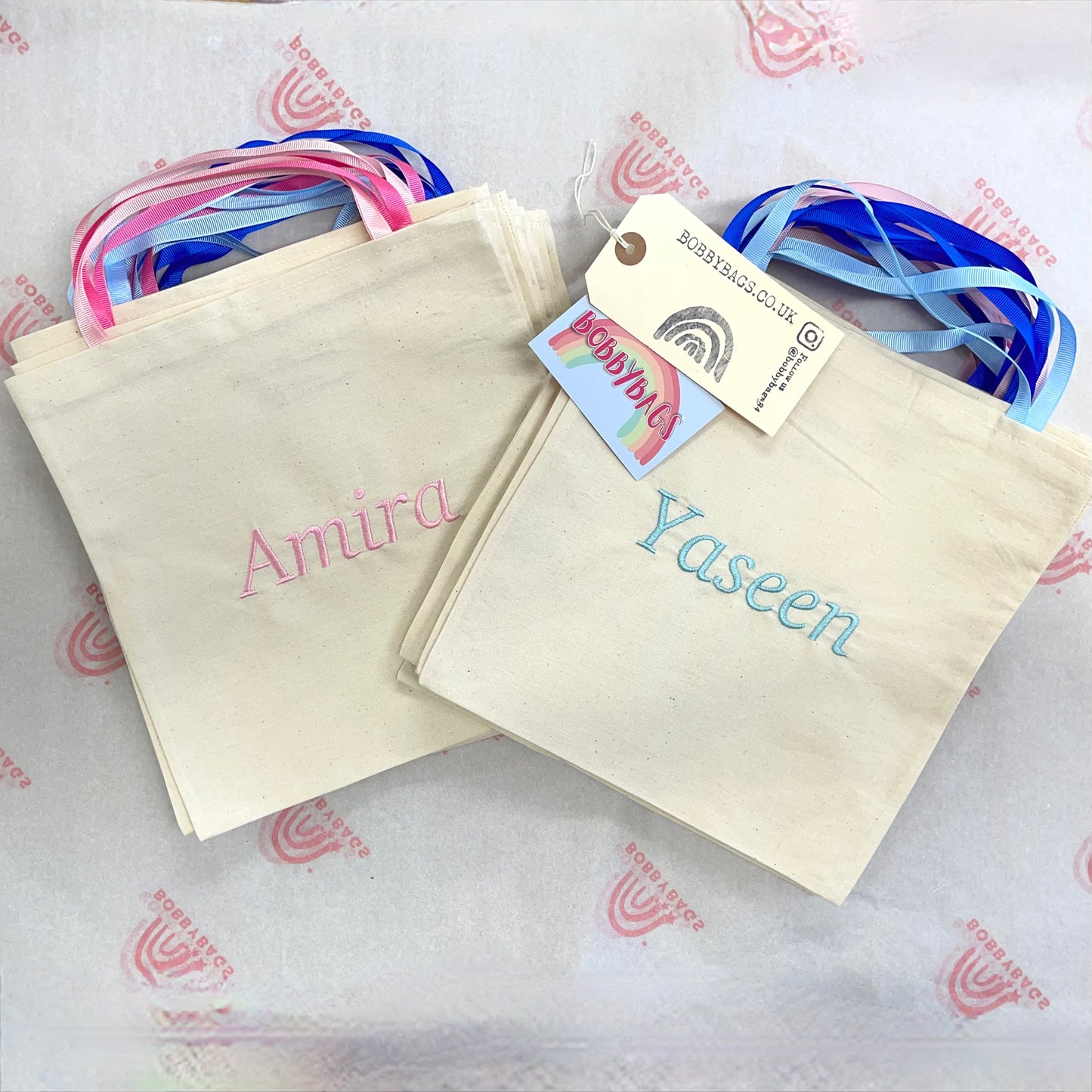 personalised cotton bag