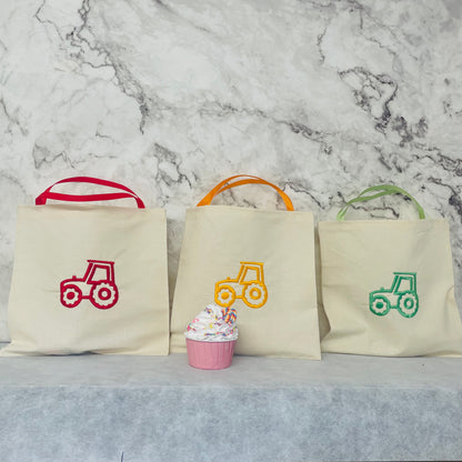 Tractor Fabric Goodie Bags