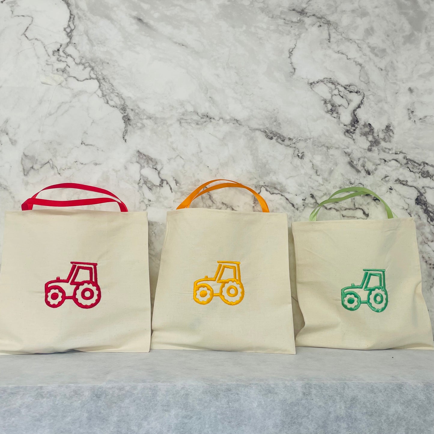 Tractor Fabric Goodie Bags