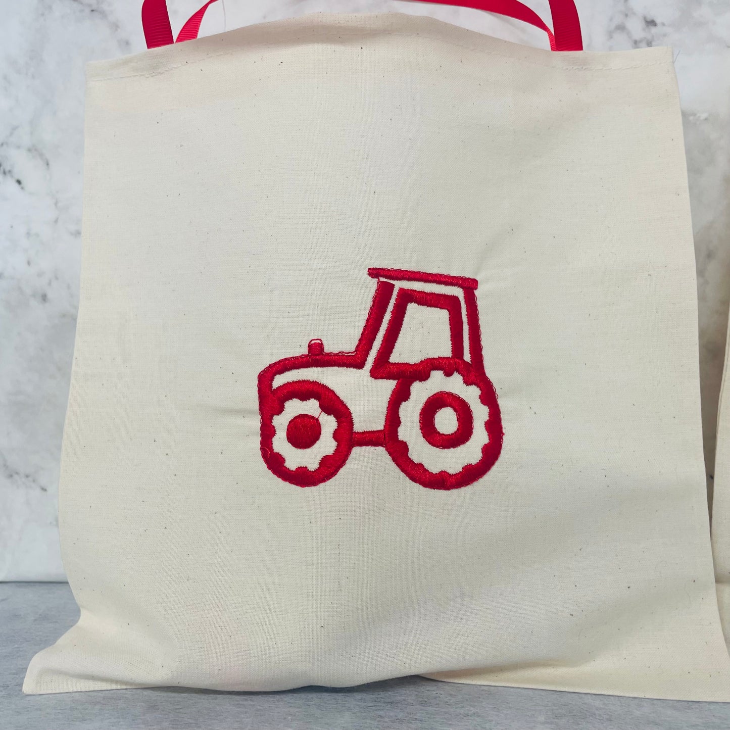 Tractor Fabric Goodie Bags