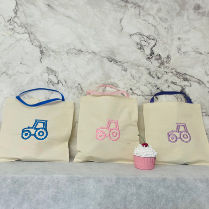 Tractor Fabric Goodie Bags