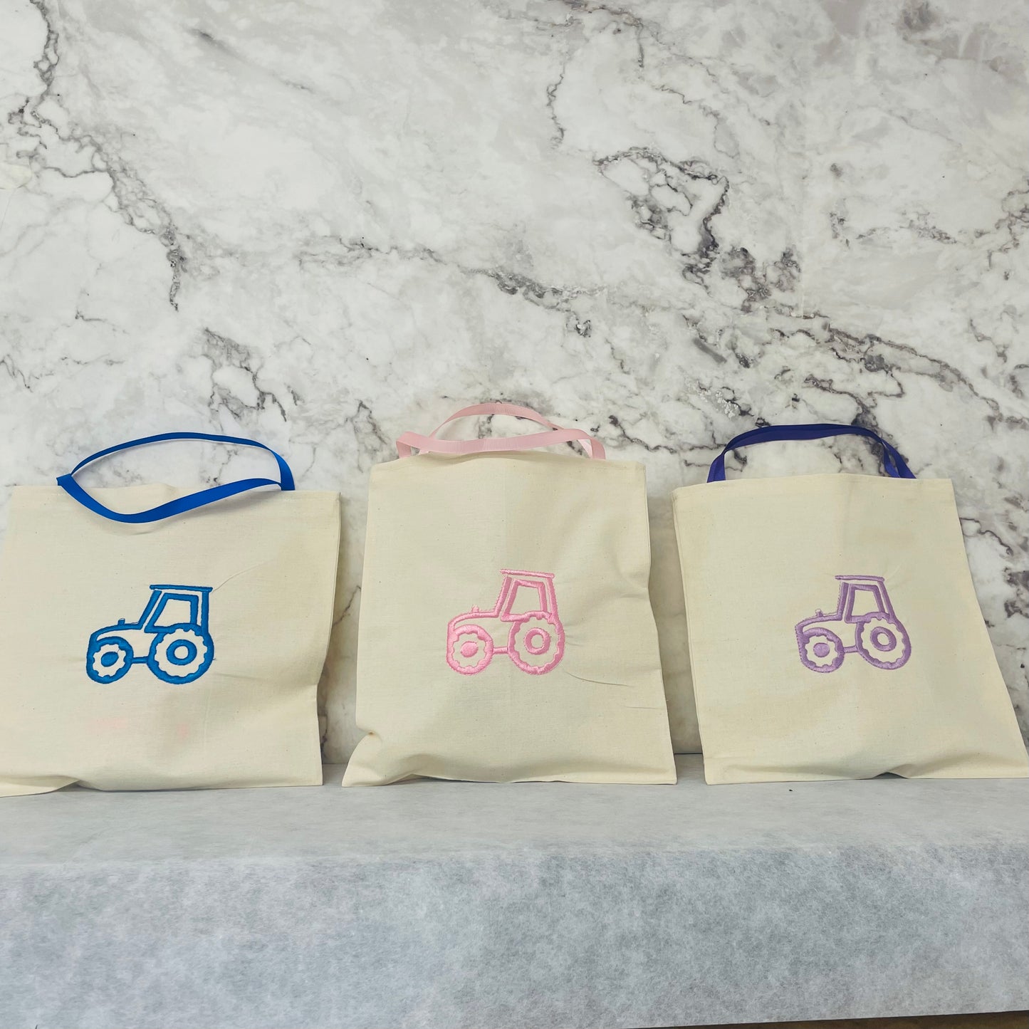 Tractor Fabric Goodie Bags