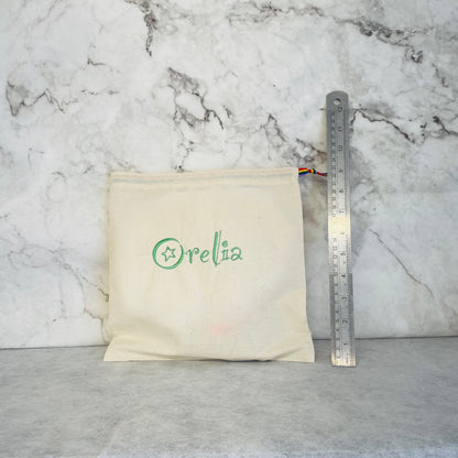 LIGHT GREEN drawstring personalised gift bag