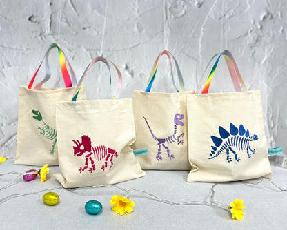 Dinosaur Fossil Fabric Party Bags