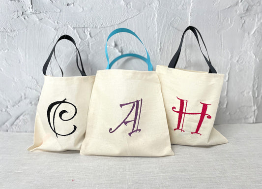Monogrammed Party Bags