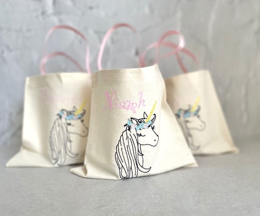 Personalised Unicorn Party Bag
