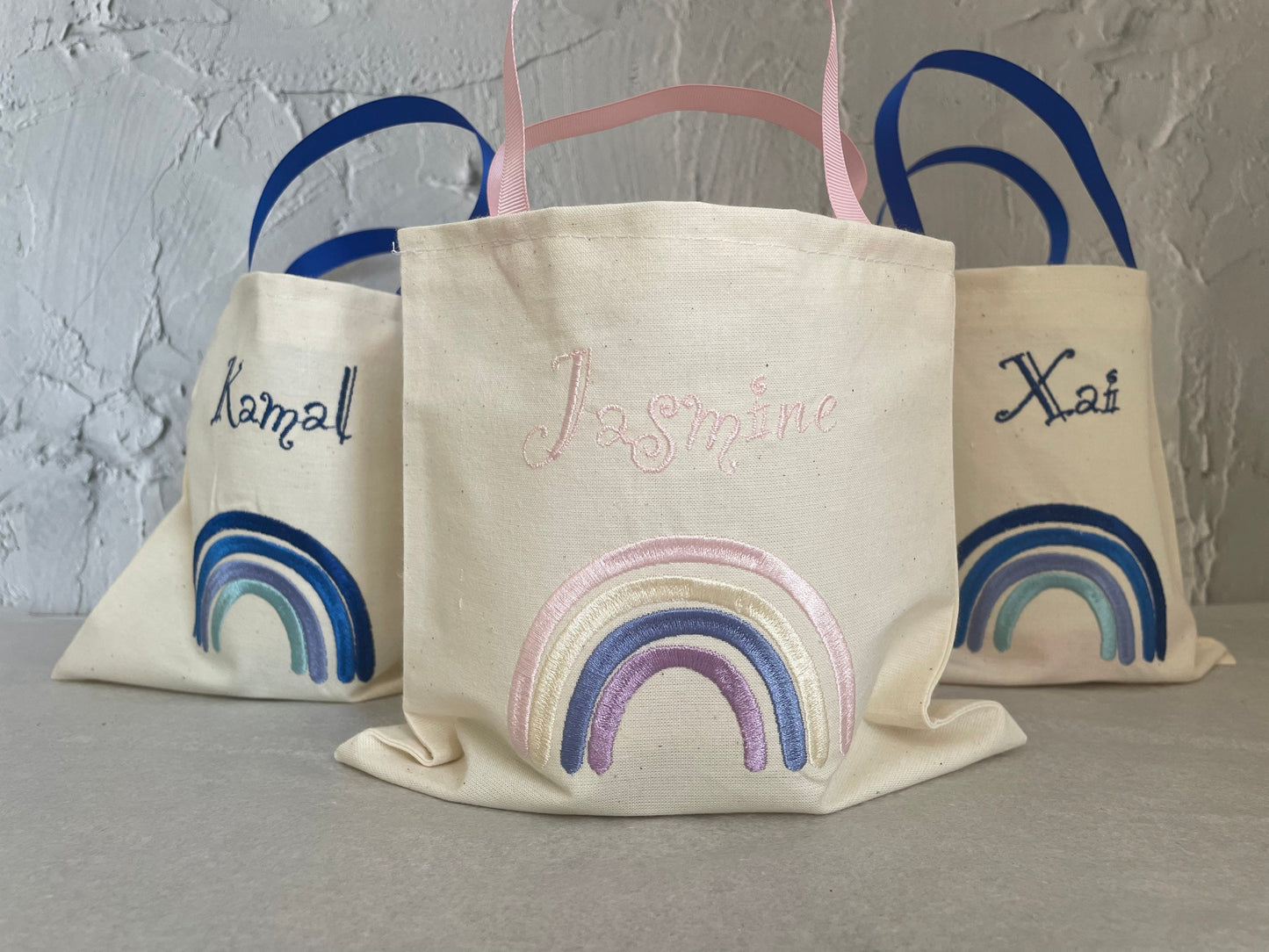personalised rainbow party bag