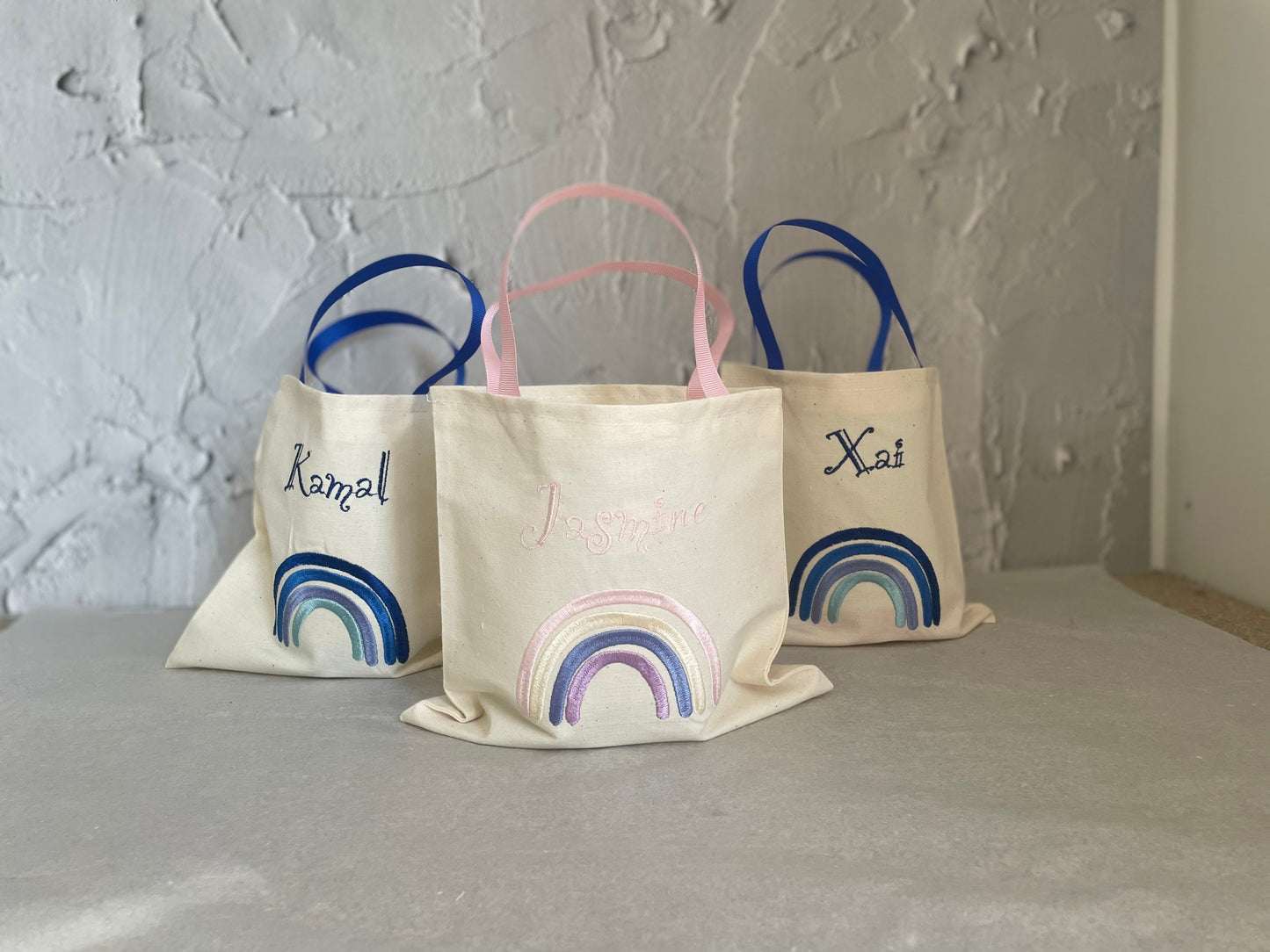personalised rainbow party bag