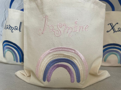 personalised rainbow party bag