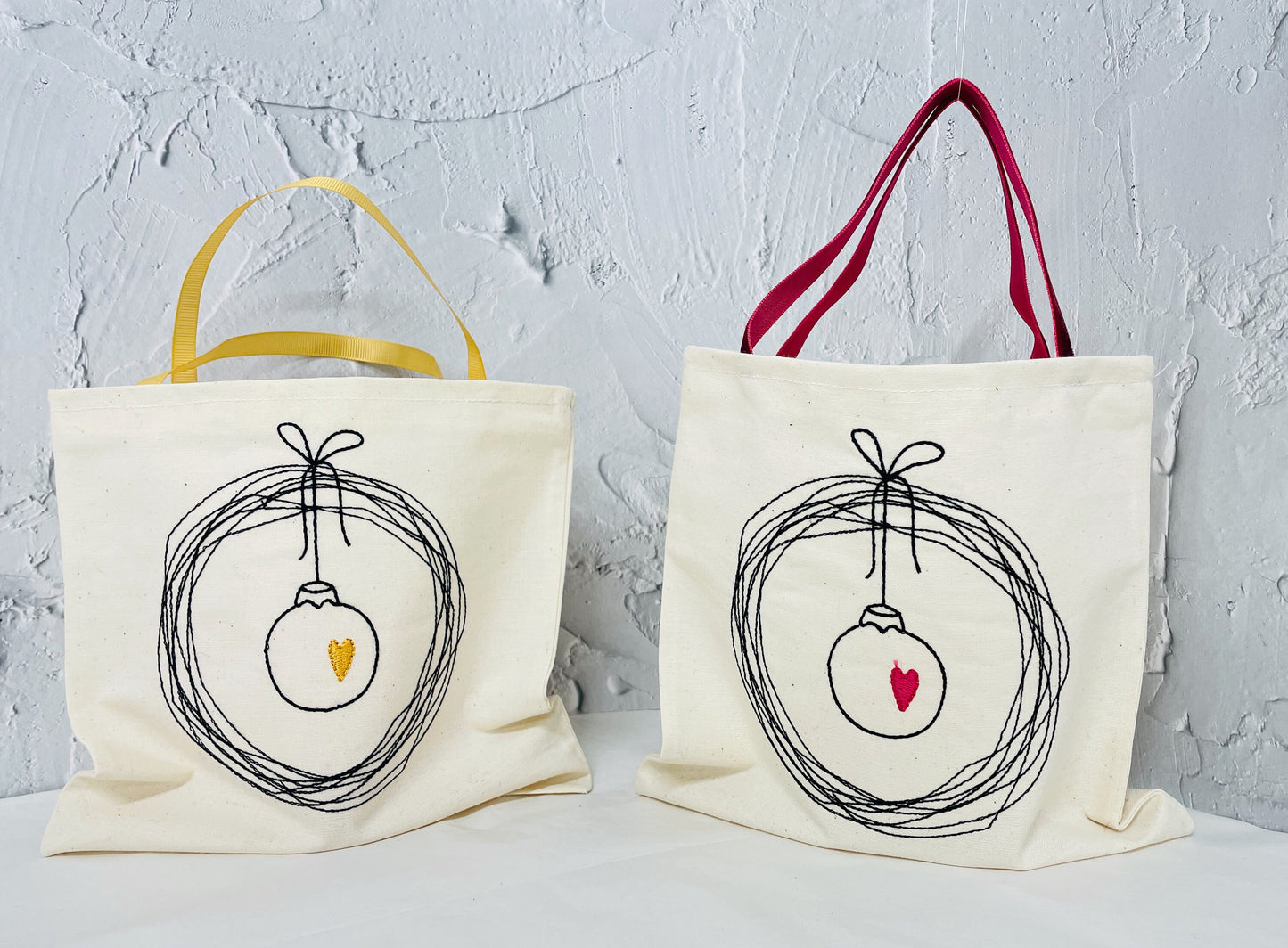 christmas gift bags, cotton party bag, Christmas trees, christmas party gift bags, fabric bags, eco christmas gift, present bag, reusable