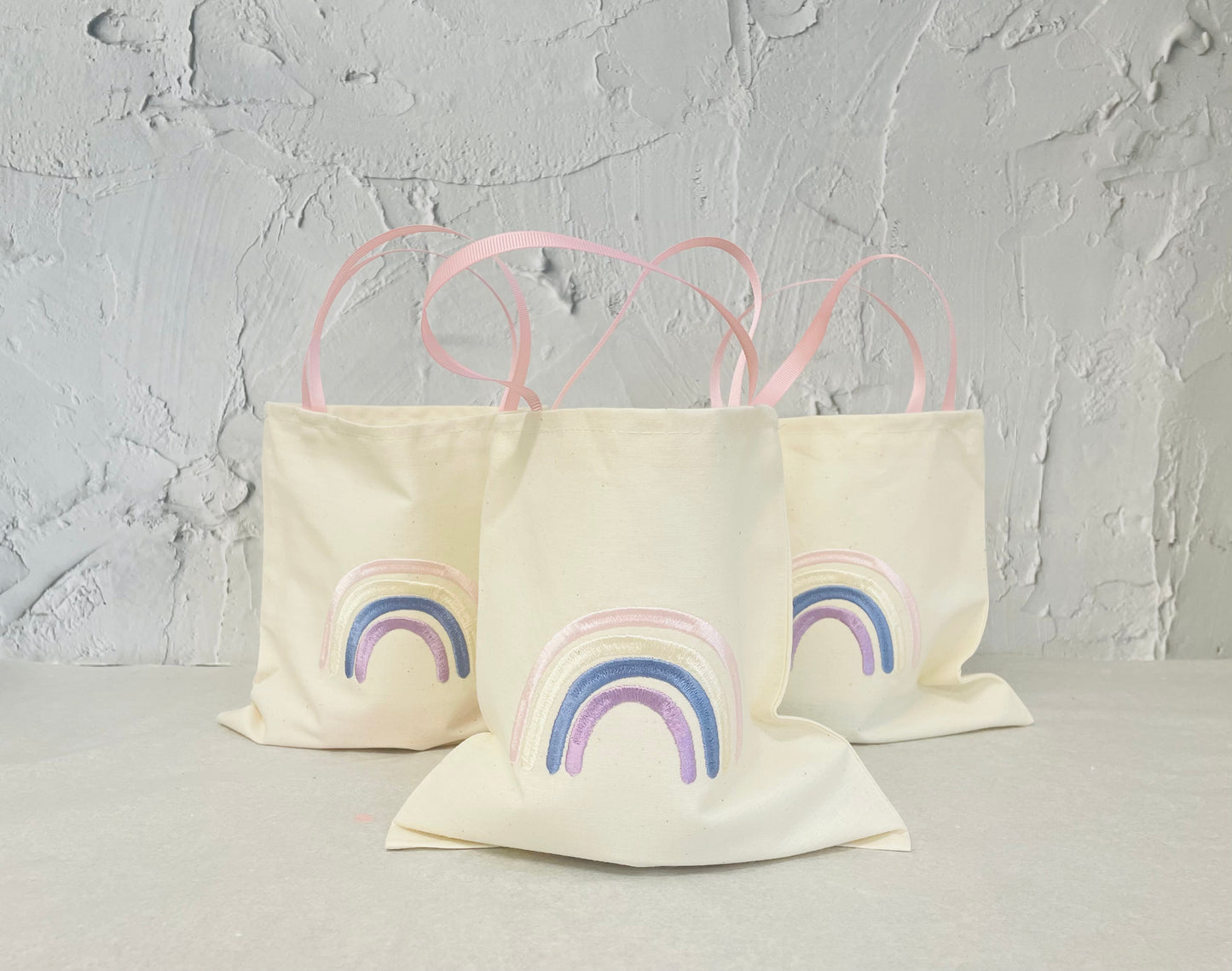 Pink Rainbow Favour Bags