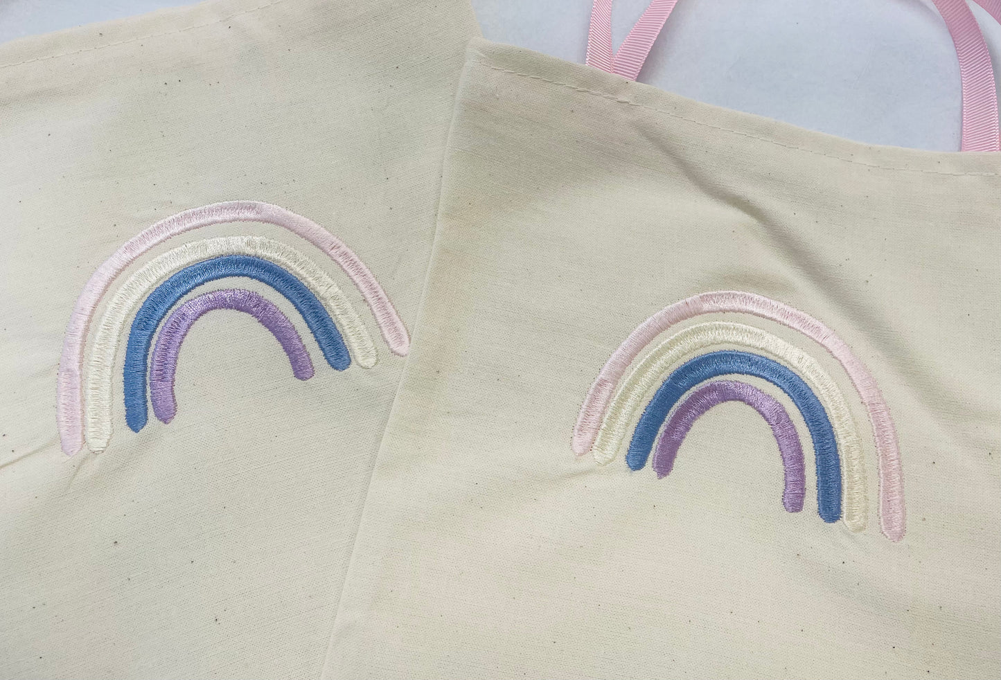 Pink Rainbow Favour Bags